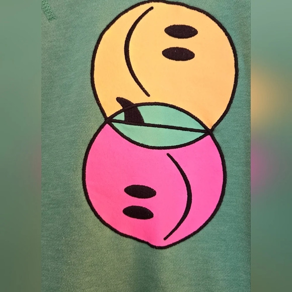 💚Old Navy smiley-face sweatshirt 🙂 - Picture 2 of 7